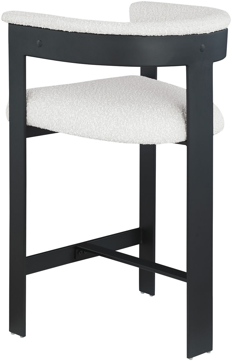 Meridian Furniture Romeo Vegan Leather Counter Stool, Set of 2