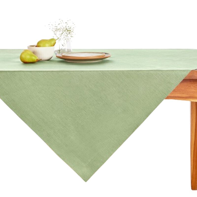 Solino Home Fete 100% Linen Table Throw &ndash; Handcrafted, Machine Washable, Perfect for Holiday and Everyday Dining