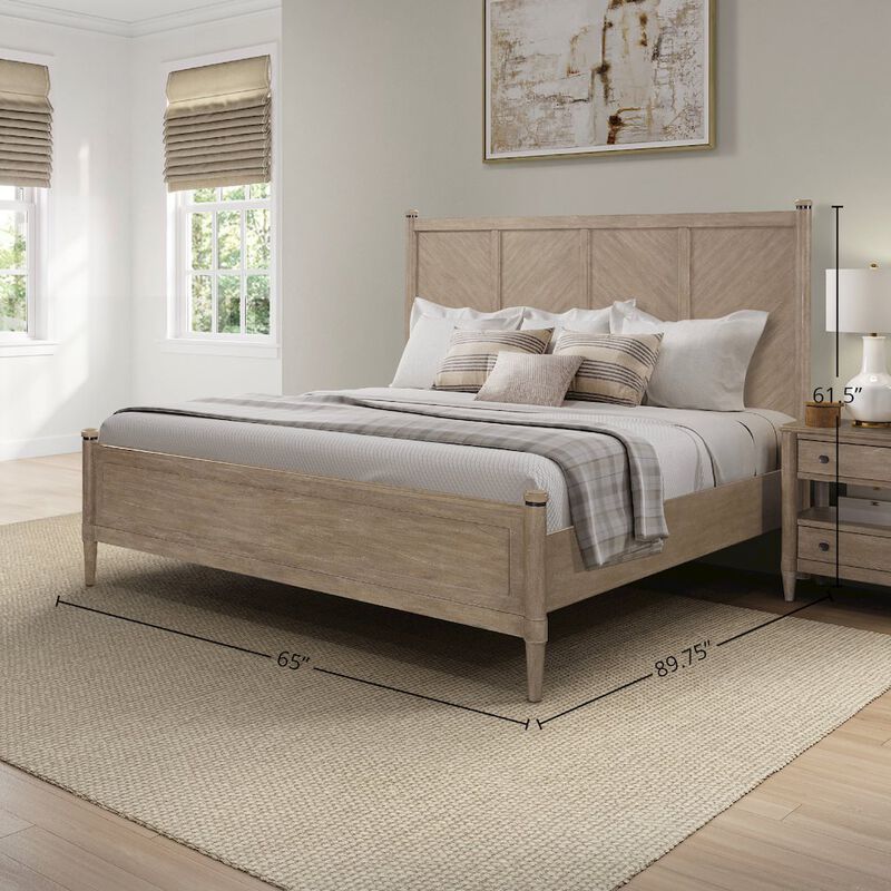 Bernards Wilmington King Lo-Post Bed image number 2
