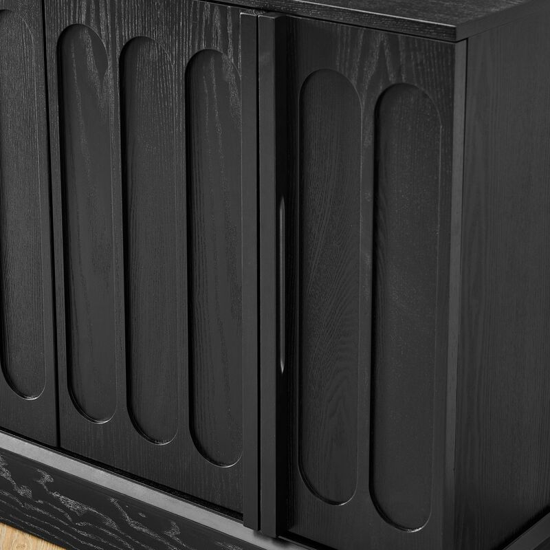 Fokink Mid Century Modern Fluted Sideboard Cabinet image number 8
