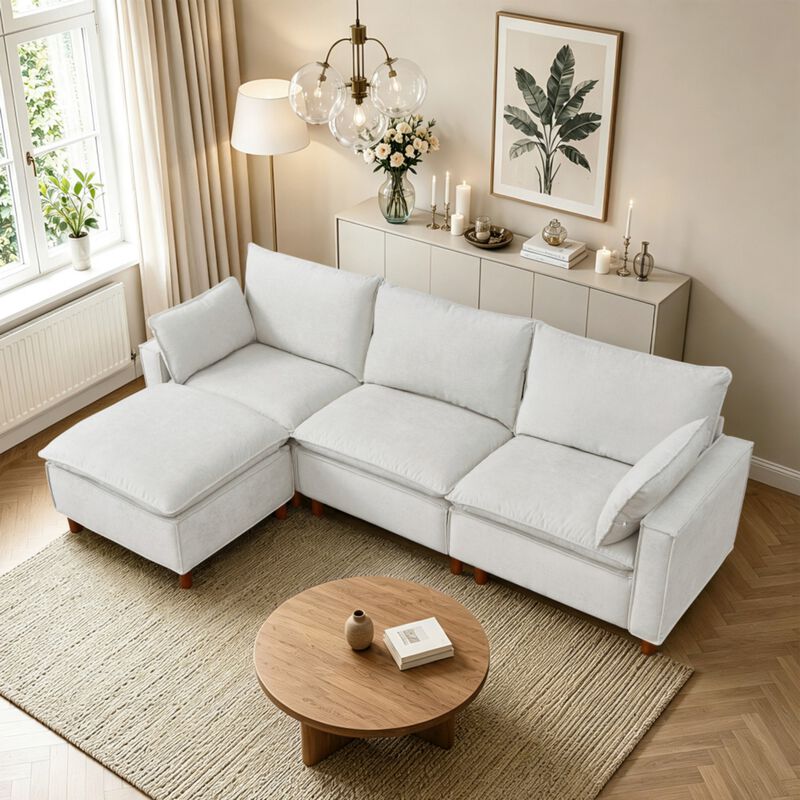 Medsmi Modular L-Shaped Sectional Sofa image number 2