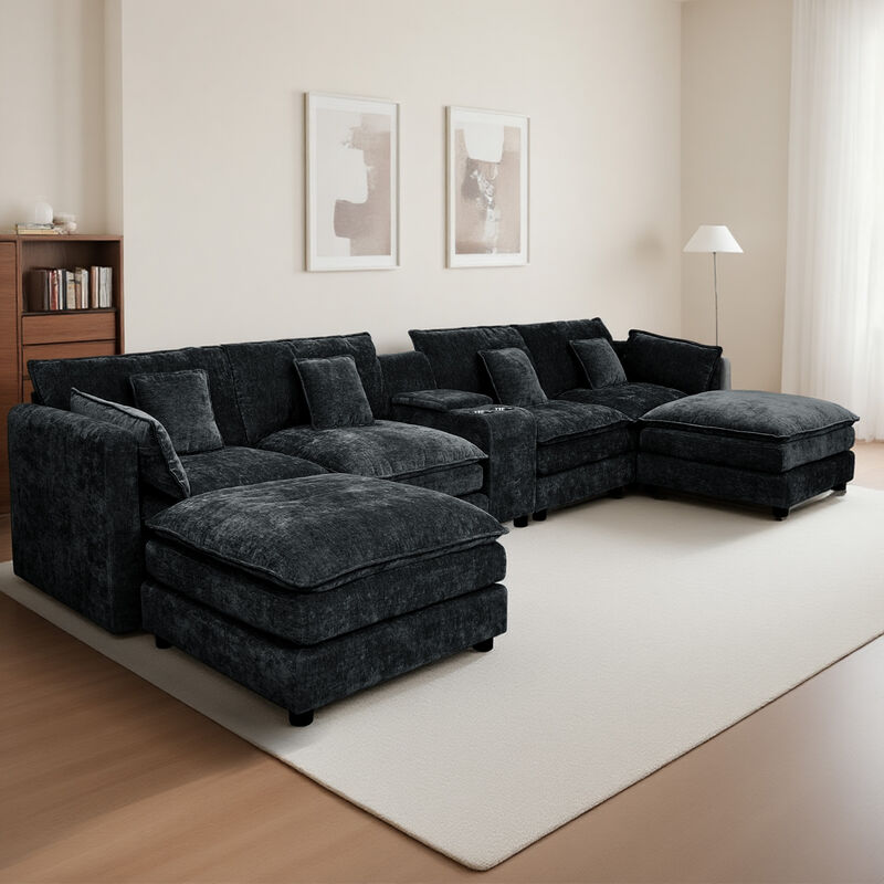 Merax Modern Minimalist Modular Sectional Sofa