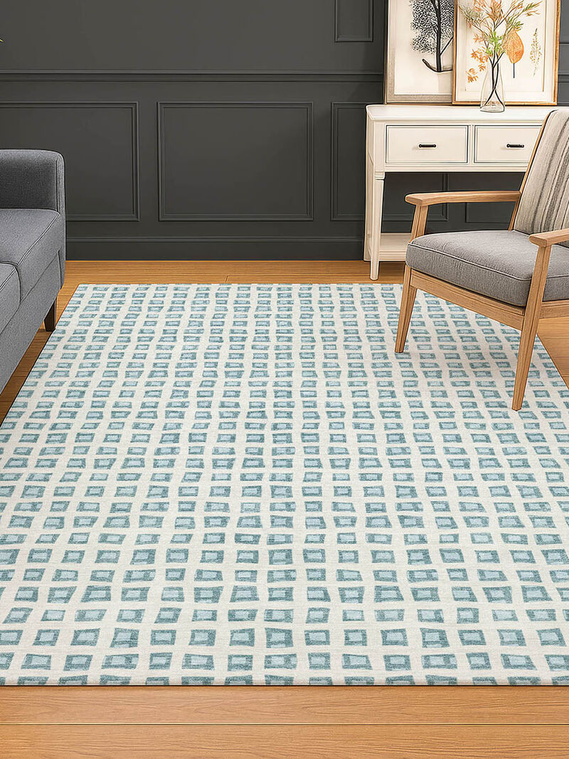 The Reserve TR4 Teal 10' x 14' Rug