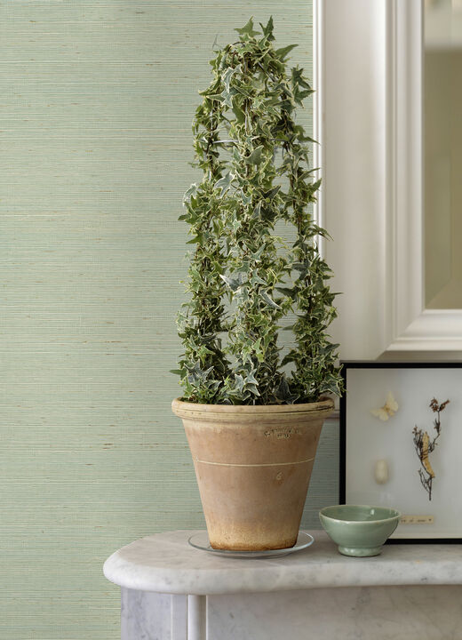 Sakiya Seafoam Sisal Grasscloth Wallpaper (Set of 2)