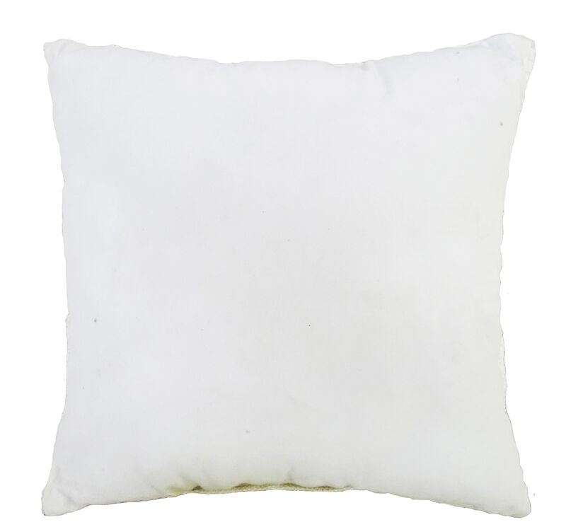 18"x18" White Indoor Outdoor Ogee Decorative Pillow