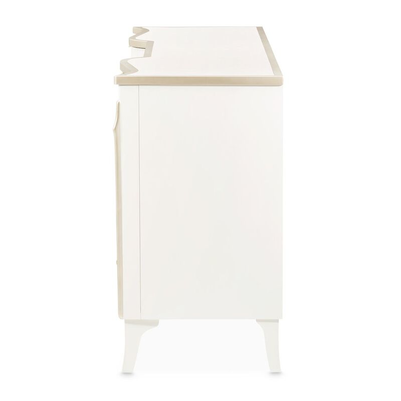 Michael Amini La Marisia Dresser - Creamy Pearl