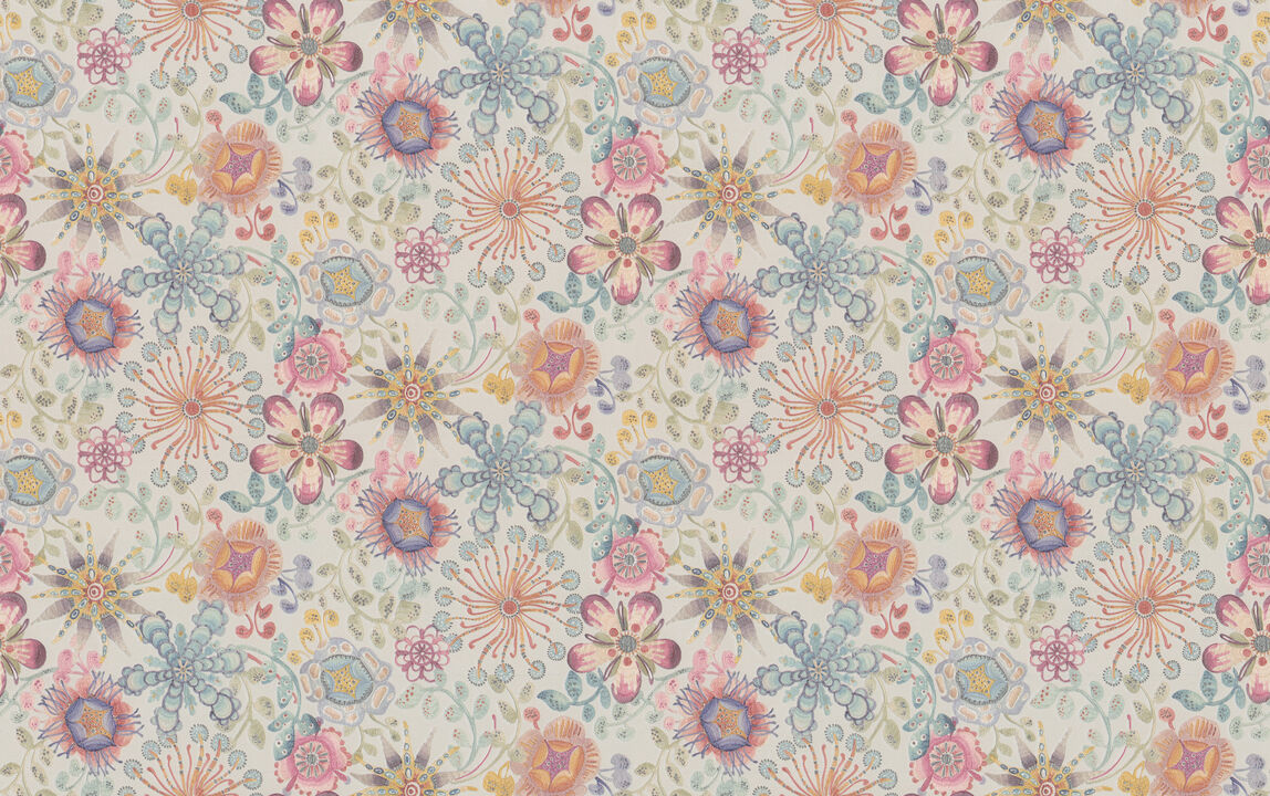 Magic Garden Pink Wallpaper