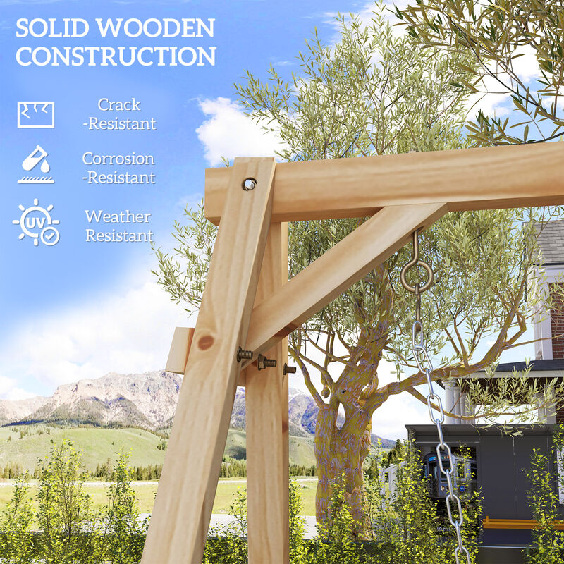 Hivvago Heavy Duty Porch Swing Frame &ndash; 770 lb Capacity image number 6