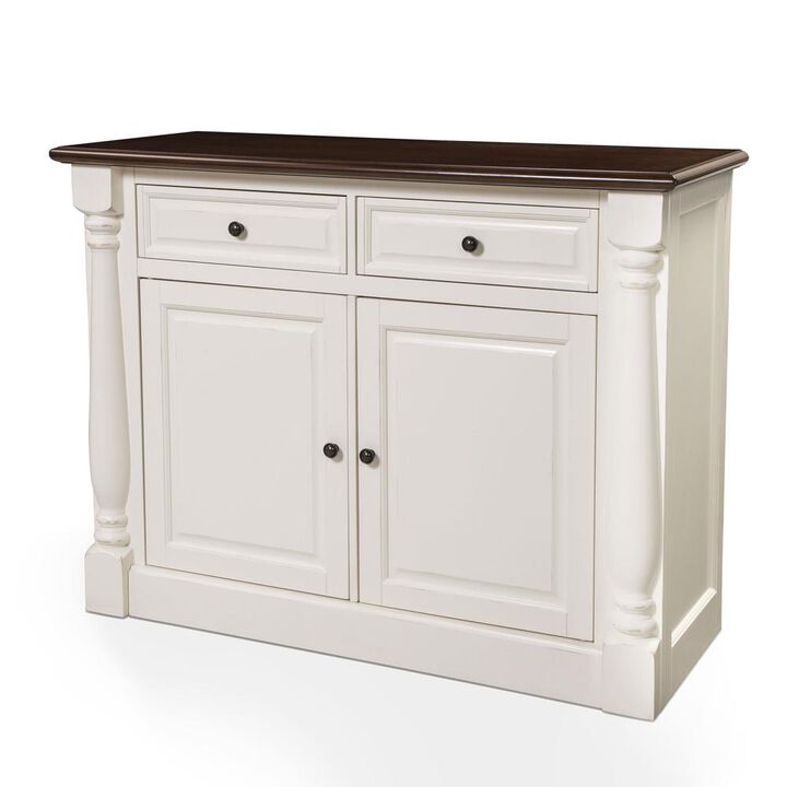 Crosley Furniture Shelby Sideboard Distressed White
