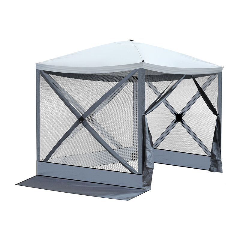 Pop-Up Camping Canopy for Outdoor Shade at Beach, Garden, or Backyard image number 3