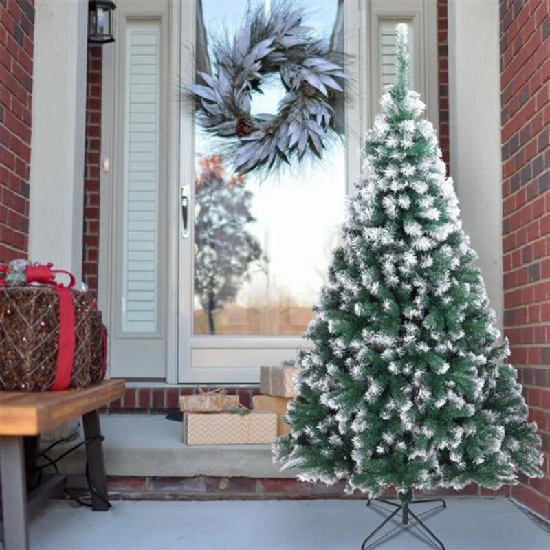 Spray Christmas Tree with 870 Branches Full & Lush Holiday Décor for a Festive Atmosphere