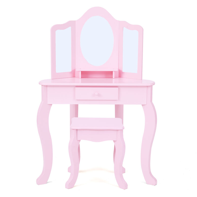 Fantasy Fields - Little Lady Alessandra Medium Corner Play Vanity - Pink