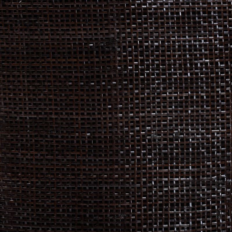 bali & pari Alsip Espresso Rattan Counter Stool with Swivel Seat image number 6
