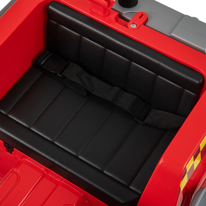 12V Kids Electric Fire Truck Ride-On Vehicle with Water Gun and Intercom image number 4