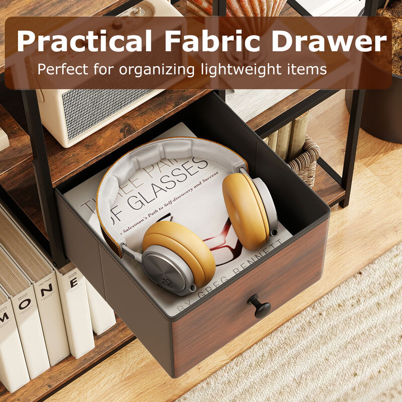 40" Sofa Console Table with Storage, Narrow Entryway Hallway Table