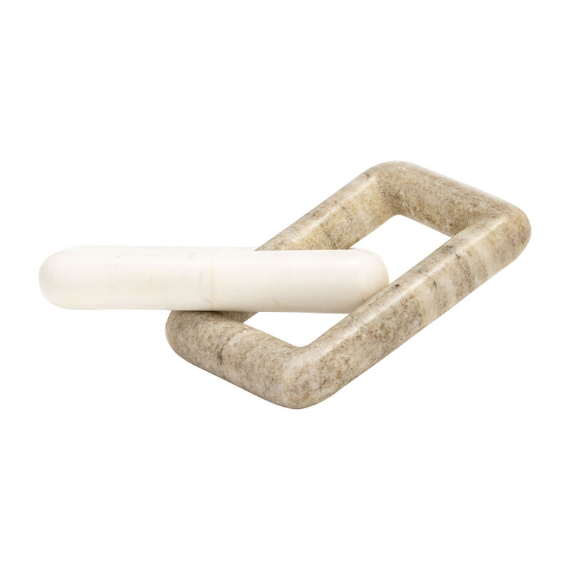 10x4 2 Marble Square Links image number 2