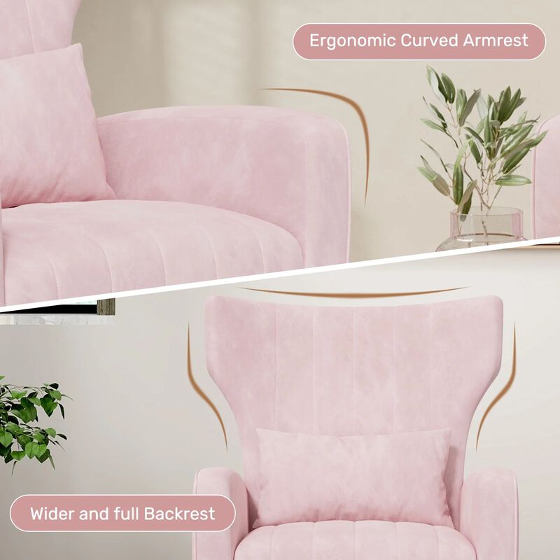 Modern Accent Chair Armchair for Living Room Bedroom Single Sofa Lounge Seating image number 3