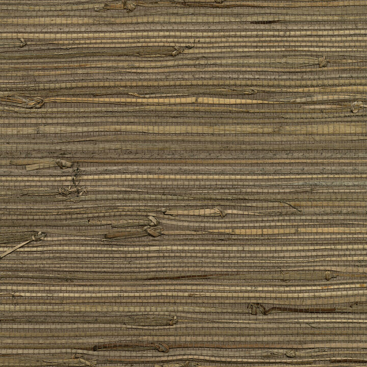 Anhui Brown Grasscloth Wallpaper