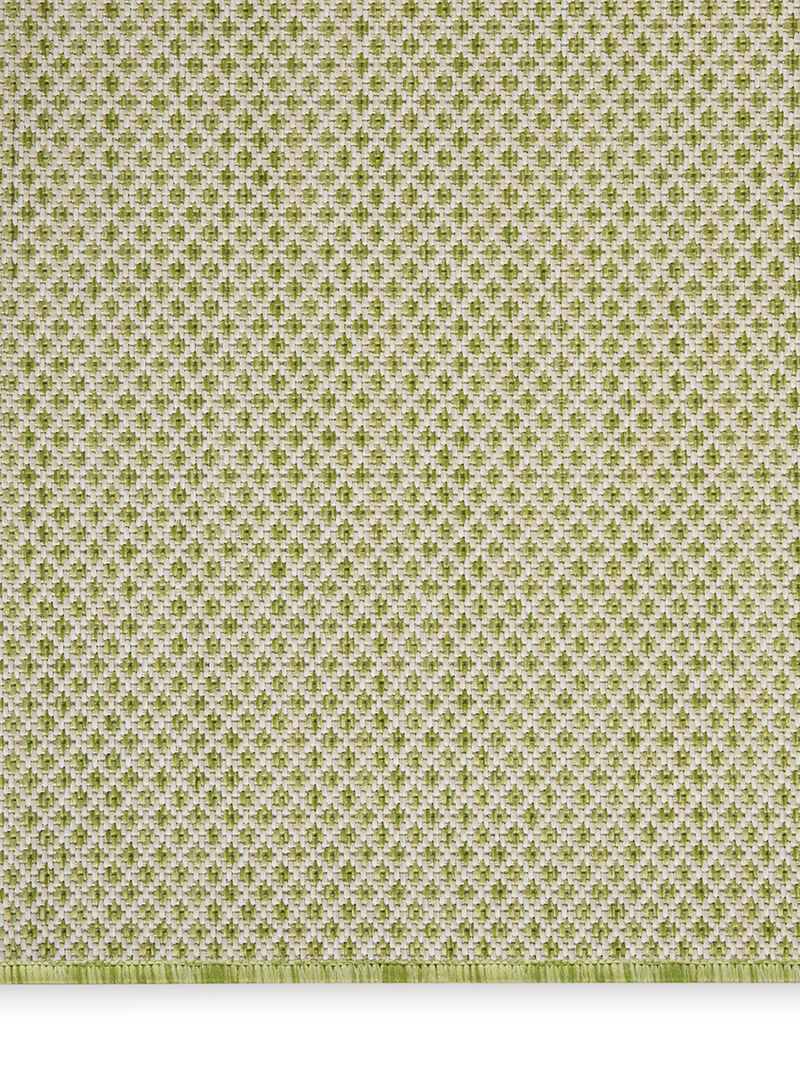 Courtyard COU01 Ivory/Green 9' x 12' Rug