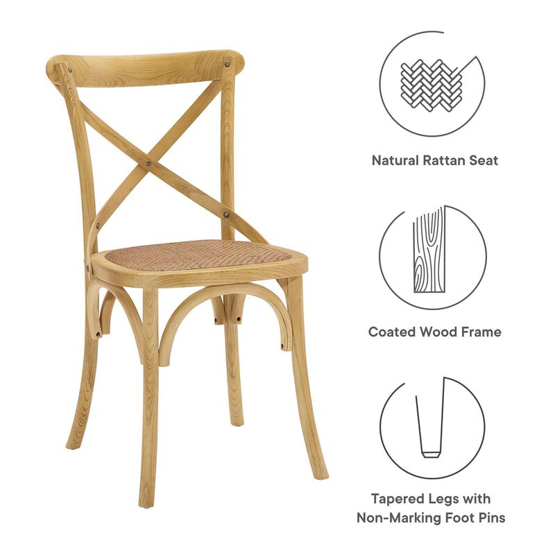 Gear Dining Side Chair-Benzara image number 5
