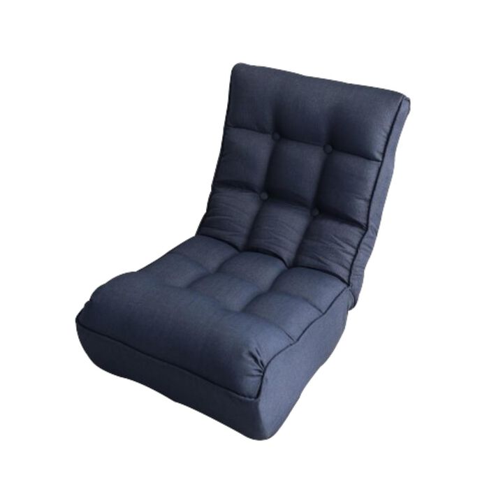 Hivvago Single Seater Japanese Style Thick Cushioned Lazy Tatami Recliner Sofa