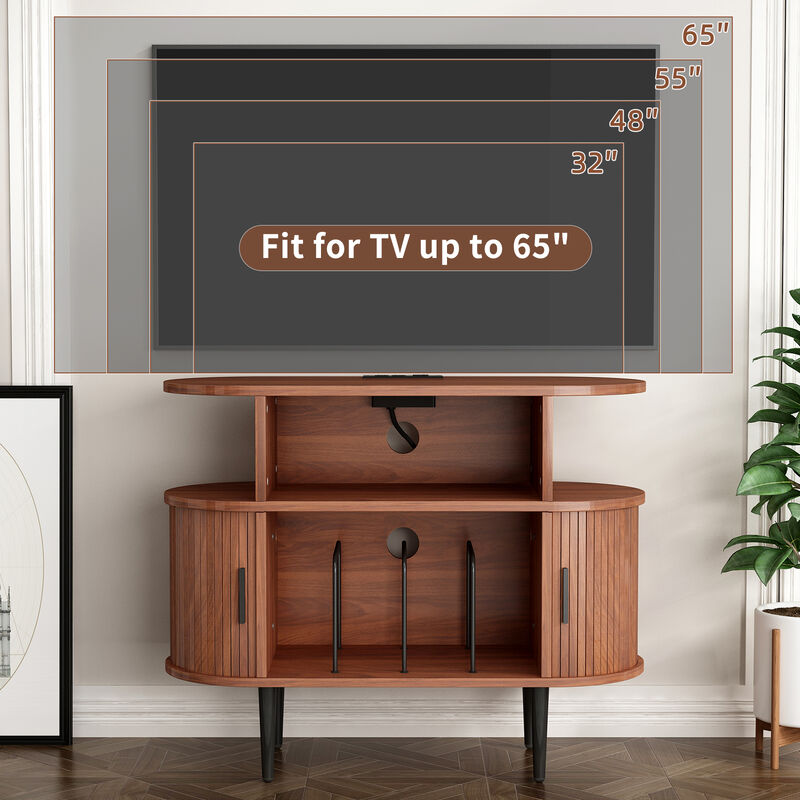 Jilcek Large Round TV Stand image number 5