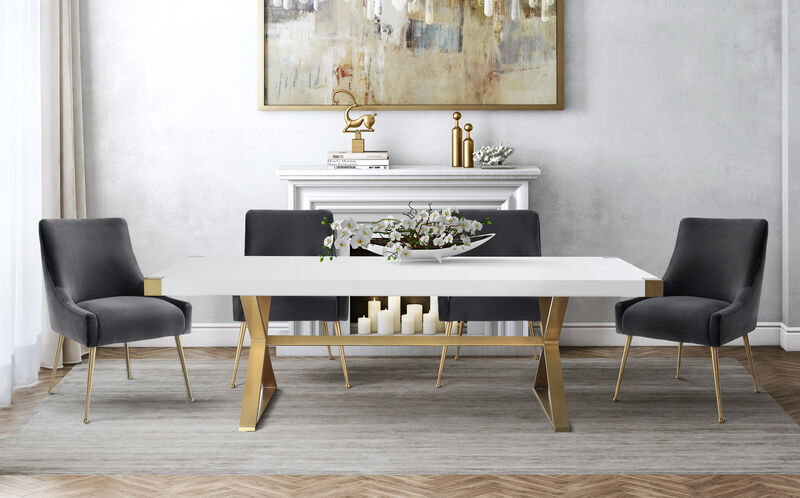 Adeline Black Lacquer Dining Table