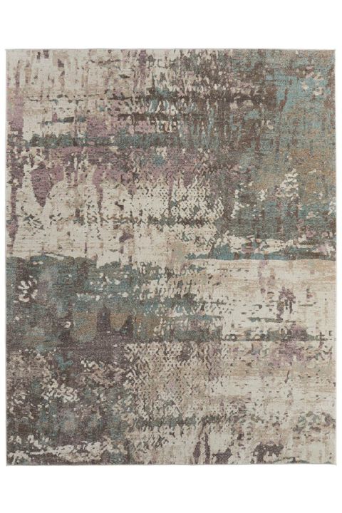 Eden 39QRF Teal/Ivory 9' x 12' Rug