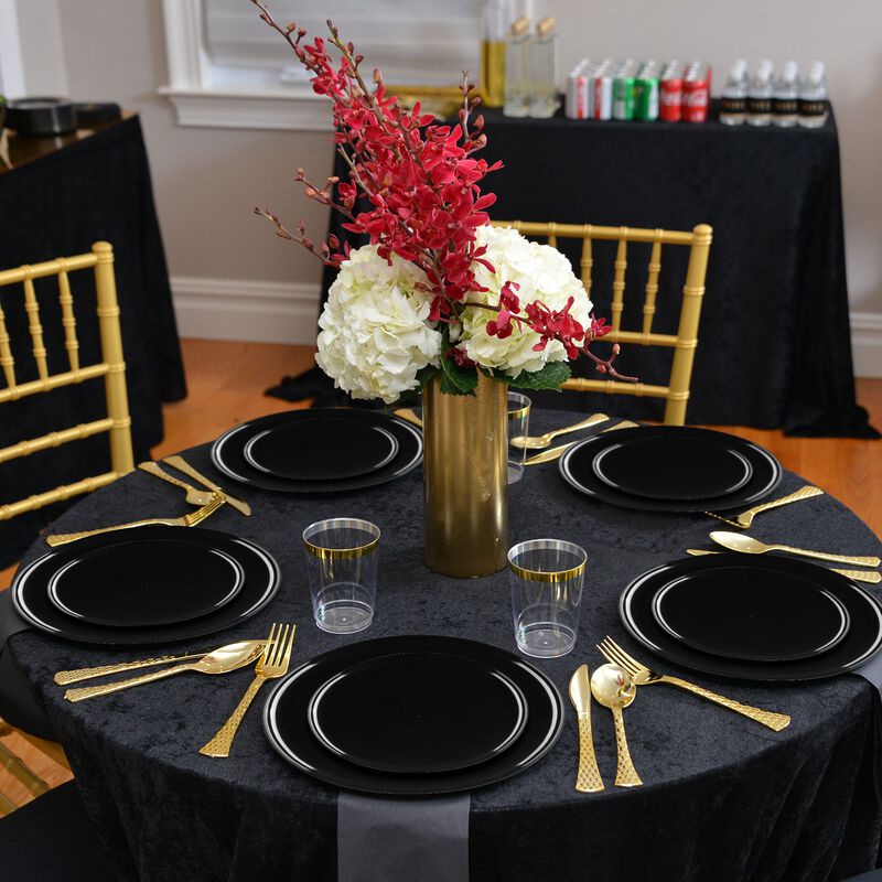 6.25" Flat Round Plastic Pastry Plates (240 Plates) image number 1