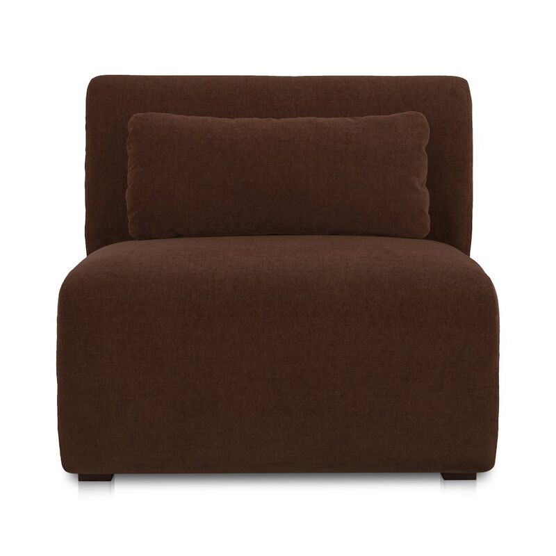 Moe's Home Collection Amelia Slipper Chair Chestnut