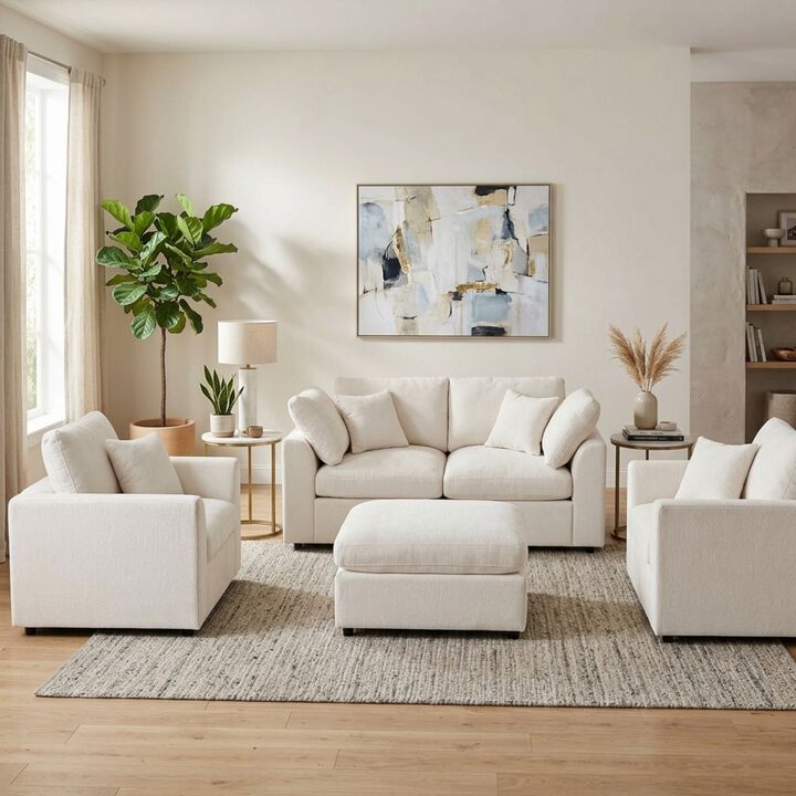 Hubsam U-Style 4-Piece Sofa Set