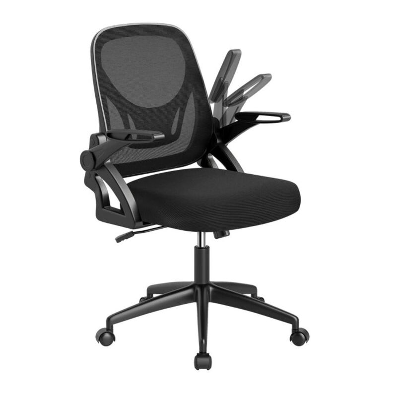 Hivvago Ergonomic Computer Desk Chair with Lumbar Support and Flip-up Arms