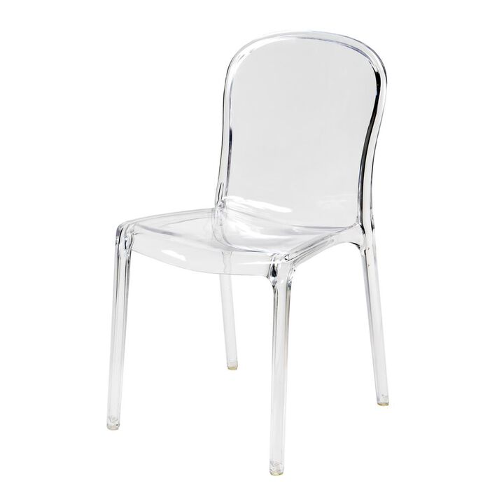 CSP Commerical Seating Products Clear Genoa Chairs