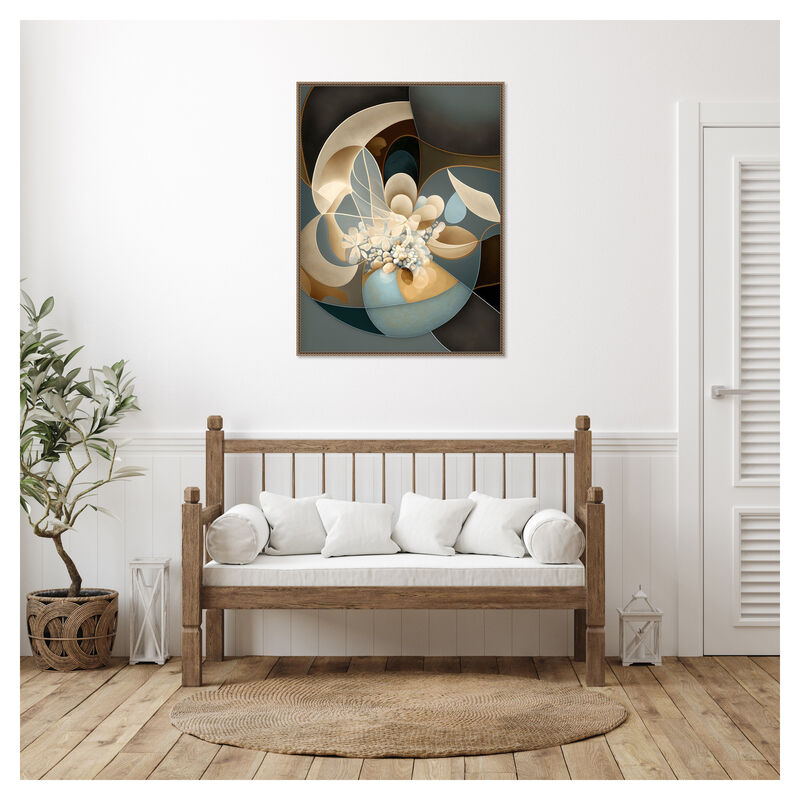 Botanical Fractals by Bella Eve Framed Canvas Wall Art image number 6