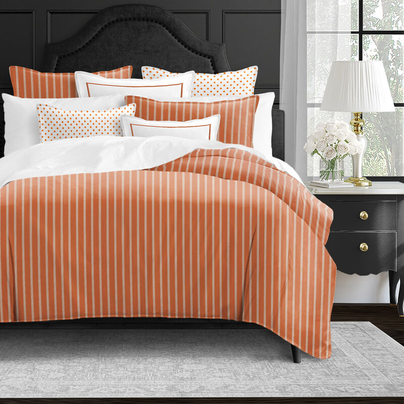 6ix Tailors Fine Linens Skipper Tangerine Comforter Set