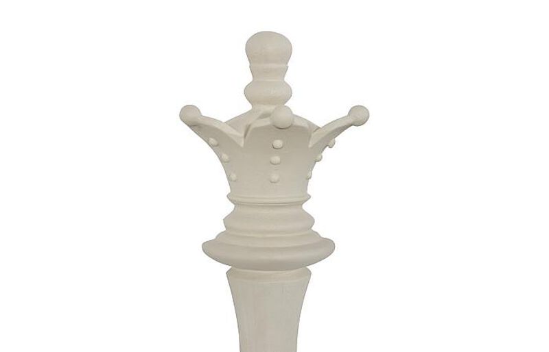 Queen Chess White Wall Decor image number 3