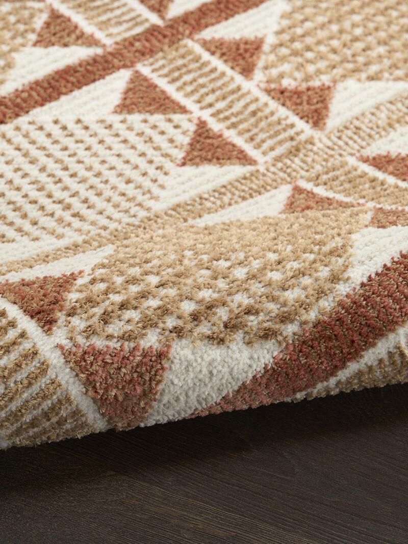 Nordic NRC06 Rust 4' x 6' Rug