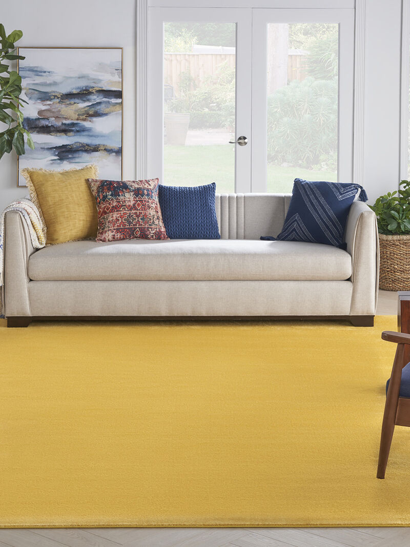 Nourison Essentials NRE01 Yellow 10' x 14' Rug