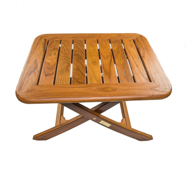 Homezia 18" Solid Wood Rectangular End Table