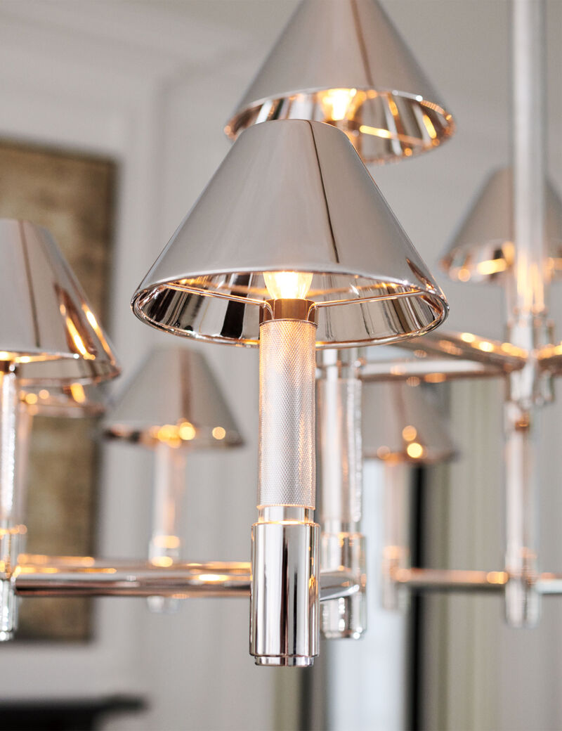 Barrett Med Knurled Chandelier