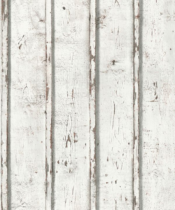 The Woods and Wicker Dual Stripe Wood Effect Motif Silver Grey Wallpaper WW22233