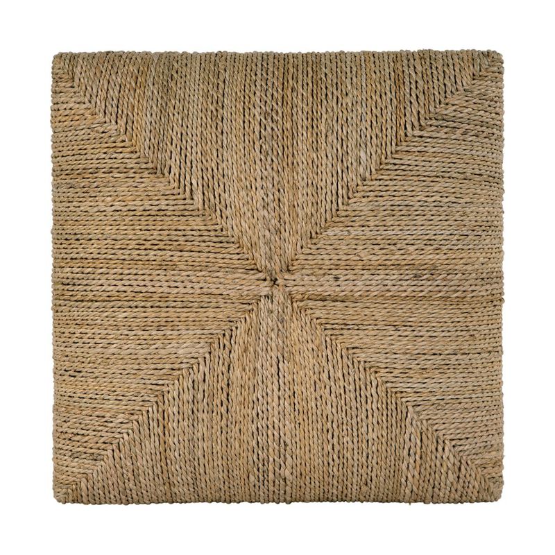Butler Specialty Como 17 in. W Square Banana Leaf Accent Stool, Natural image number 6