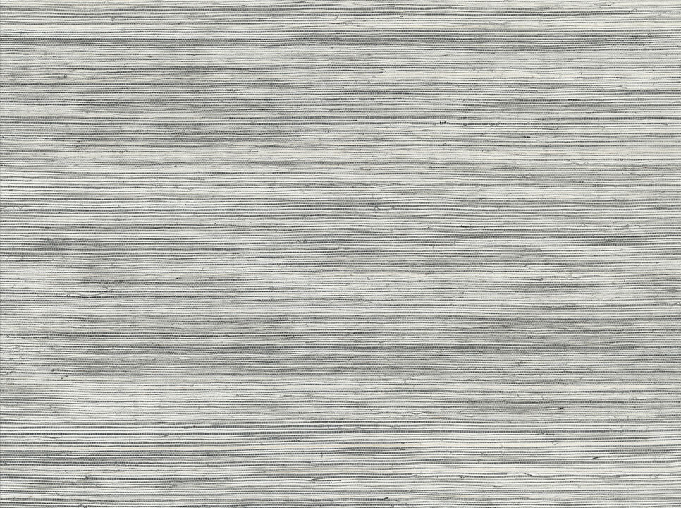 Baishin Silver Grasscloth Wallpaper