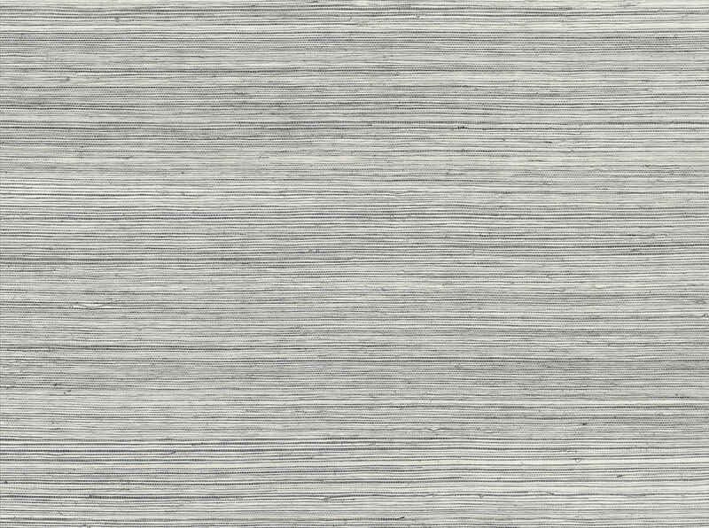 Baishin Silver Grasscloth Wallpaper image number 0