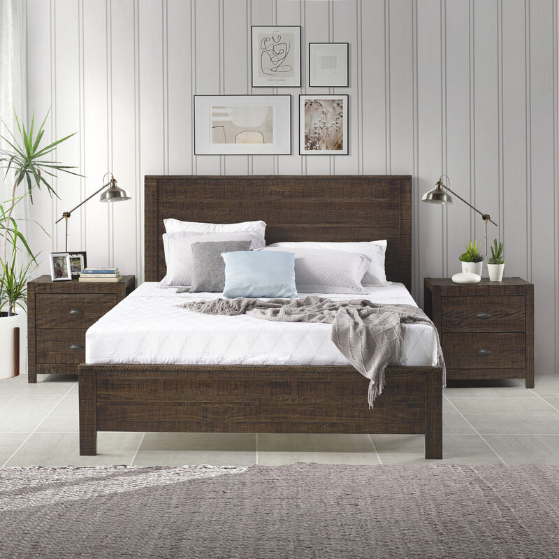 Solid Wood Bed Frame for Bedroom, Durable and Stylish Design