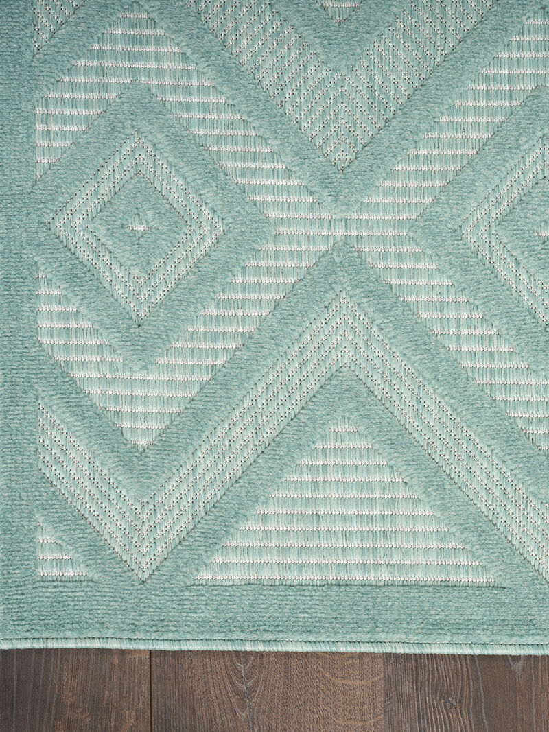 Versatile NRV01 Aqua/Teal 2' x 4' Rug image number 2