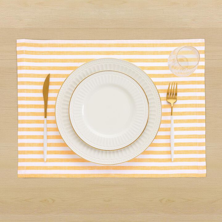 Linen Placemats - Amalfi Stripe (Set of 4)