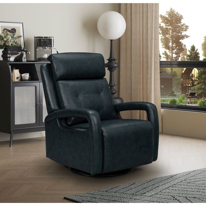 Barcalounger Gilbert Power Swivel Glider Recliner Power Head Rest & Power Lumbar image number 8