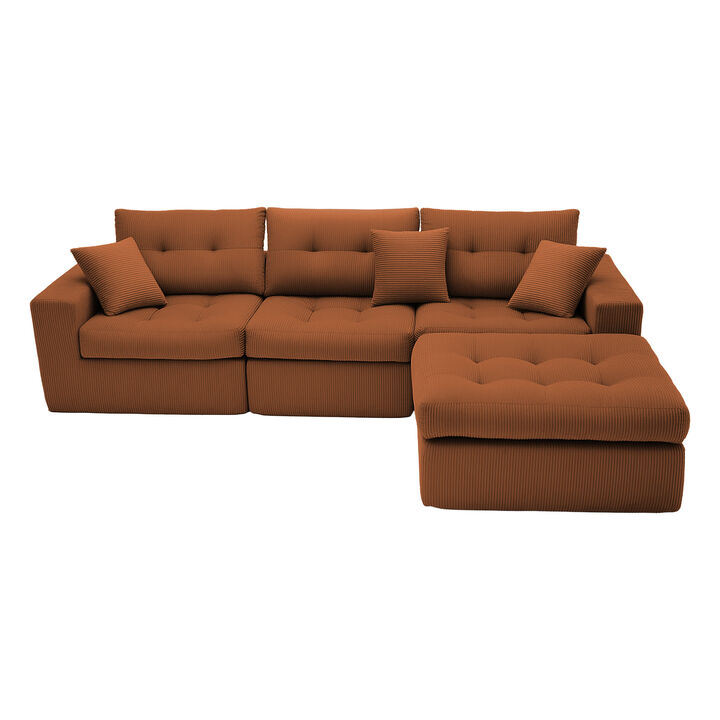 Zutdab L-Shaped Sectional Couch