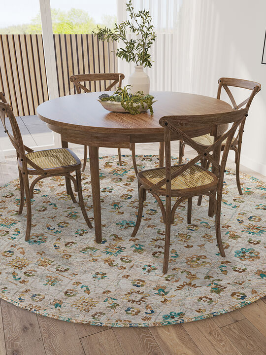 Jericho JC8 Parchment 6' Rug